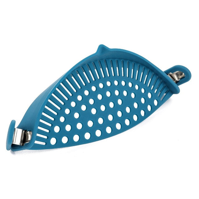 Wonder Shop™ Clip-on Silicone Pan Strainer