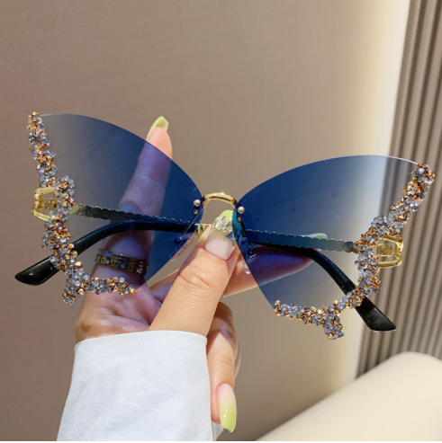 Wonder Shop™ Diamond Butterfly Sunglasses