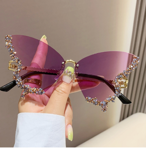 Wonder Shop™ Diamond Butterfly Sunglasses