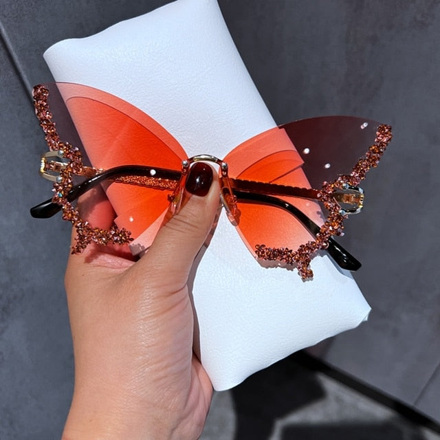 Wonder Shop™ Diamond Butterfly Sunglasses