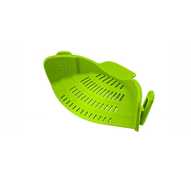 Wonder Shop™ Clip-on Silicone Pan Strainer