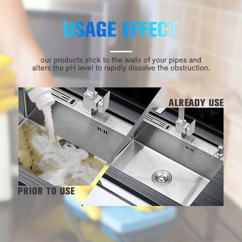 100ML/g DropShipping Powerful Kitchen Pipe Dredging Agent Dredge Deodorant Toilet Sink Drain Cleaner Sewer Fast Cleaning Tools