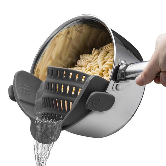 Wonder Shop™ Clip-on Silicone Pan Strainer